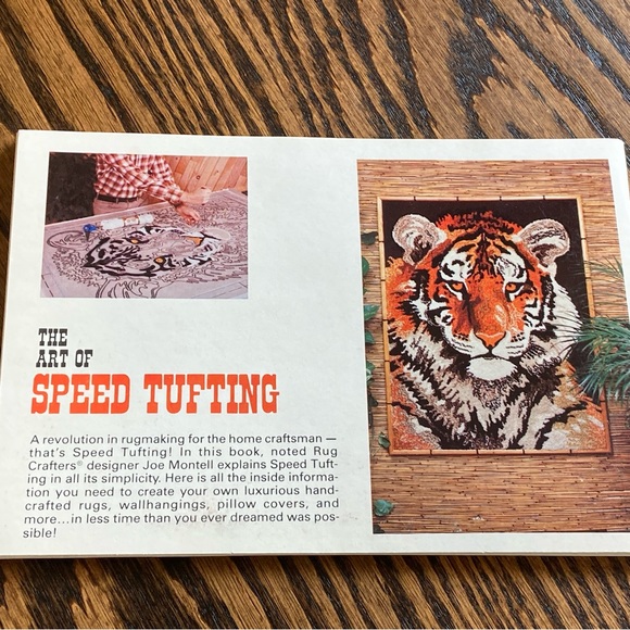 Vintage RUG CRAFTERS Speed Tufting Tool Kit w/ Book “The Art of Speed Tufting” - Picture 14 of 16